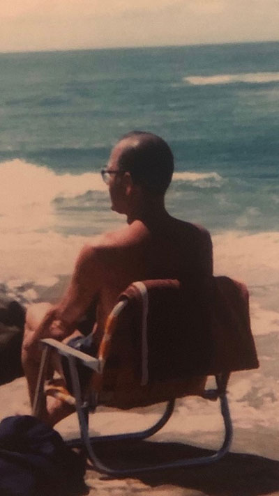 Jonathan B. Ferrini at the beach